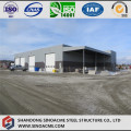 Fully Covered Steel Structure Warehouse with Canopy Shed